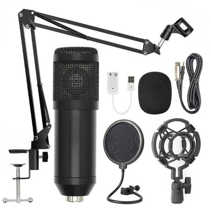 Professionele condensator microfoon set met verstelbare arm en toebehoren