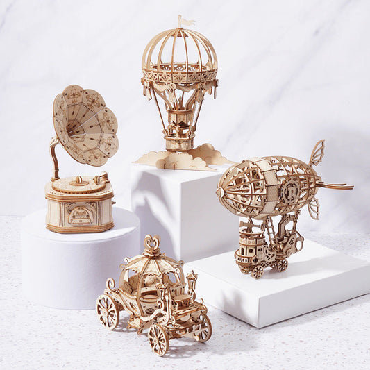 3D Houten Puzzel Bouwset - DIY Modelbouw - Laser Gesneden Decoratie