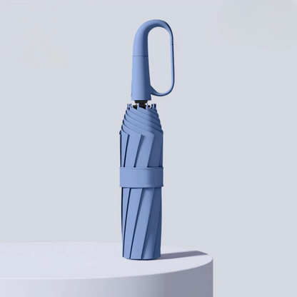 Windbestendige Automatische Paraplu met Reflecterende Rand – Compact en Waterdicht