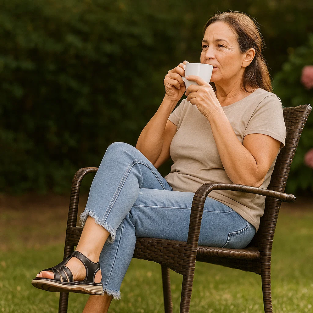 TrailWear Elegant | Orthopedische Dames Sandalen Zwart