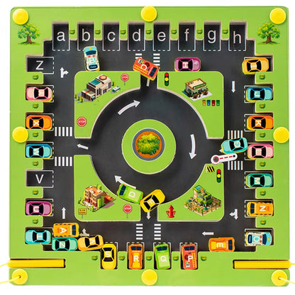 Magnetic Color and Number Maze Montessori Wooden Color Matching Toys Toddlers Wooden Puzzle Activity Board Learning Educational