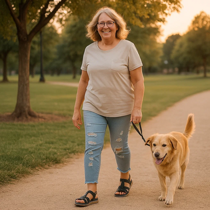 TrailWear Elegant | Orthopedische Dames Sandalen Zwart