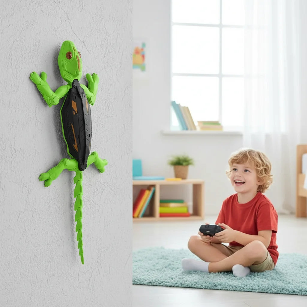 LizardCrawl RC Muurklimmer – Groen Klimmend Speelgoed met LED voor Kinderen