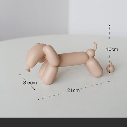 Ballonhond Beeldje Decoratie - Scandinavisch Design - Resin