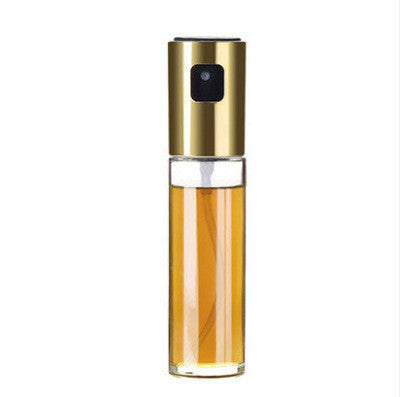 Glazen olie- en azijnsprayfles - 100 ml - RVS en glas - Fijn vernevelend