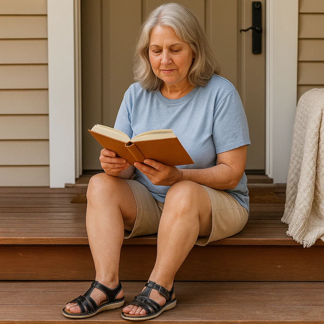 TrailWear Elegant | Orthopedische Dames Sandalen Zwart