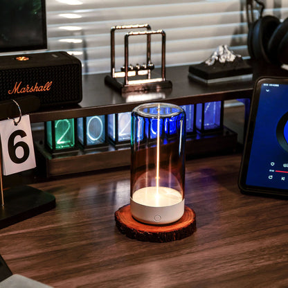 Night Lights 5.70 in Modern Bedside Table Lamp 3-Level Dimming Battery Operated Night Light