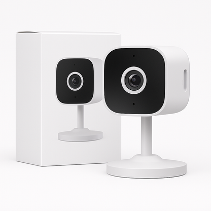 SmartEye - Slimme Beveiligingscamera voor Binnen – 1080p HD, Spraak Intercom, Type-C Voeding