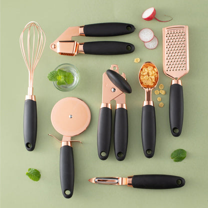 Keukengerei Set 7-delig – RVS & Koper – Antislip Handvat – Elegant Design