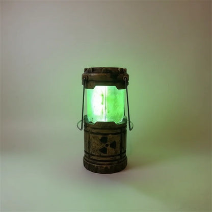 NukeGlow – Retro Inklapbare Nucleaire Tafellamp Groen