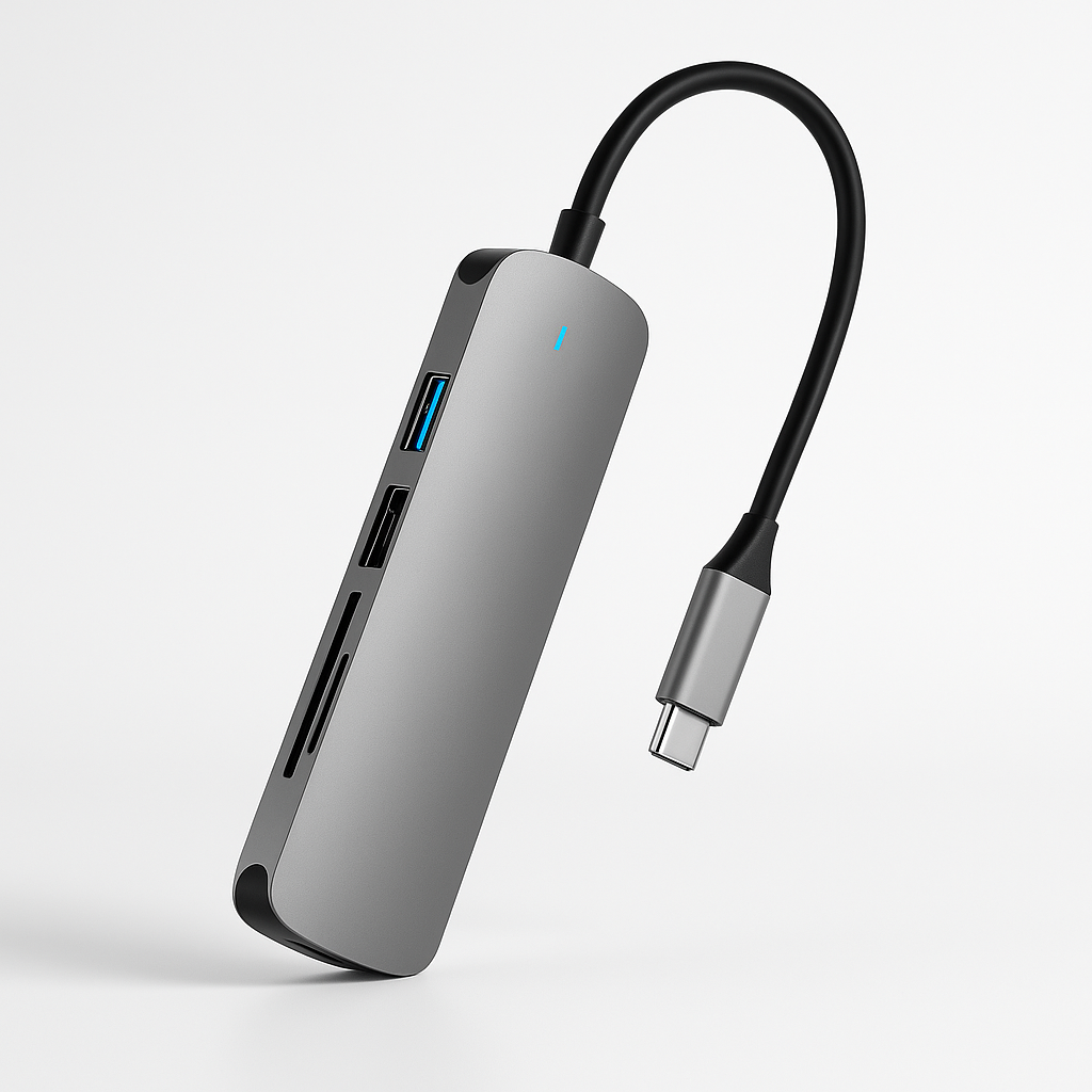 DockMate - Type-C Docking Station - 4-in-1 USB Hub - Aluminium Behuizing