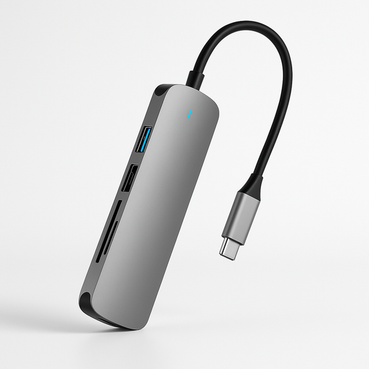 DockMate - Type-C Docking Station - 4-in-1 USB Hub - Aluminium Behuizing