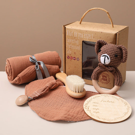 Baby Bad Cadeauset - Complete Badset & Inbakerdoek - Zacht Katoen