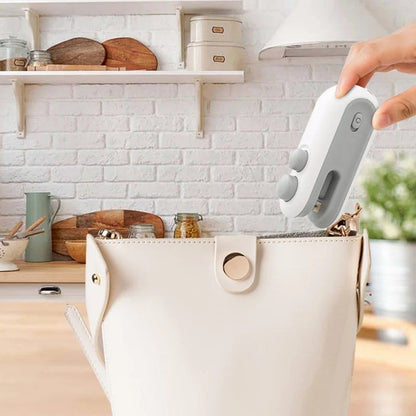 Zak Sealer - USB Oplaadbaar - Handmatige Vacuüm Sealmachine met Snijfunctie