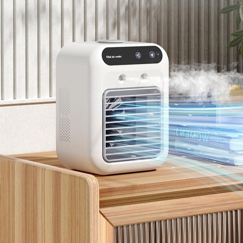 Draagbare Airco Ventilator – Waterkoeling & Luchtbevochtiger