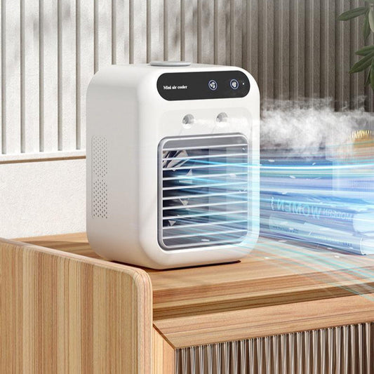 Draagbare Airco Ventilator – Waterkoeling & Luchtbevochtiger