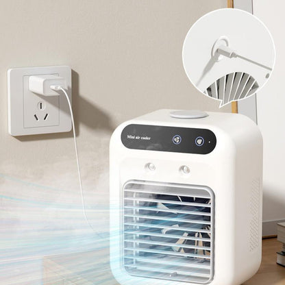 Draagbare Airco Ventilator – Waterkoeling & Luchtbevochtiger