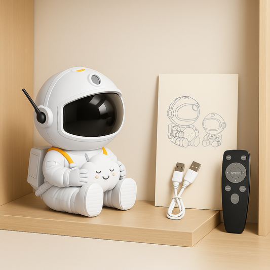 Sterrenhemel Projector Nachtlamp - Astronaut Galaxy LED Lamp