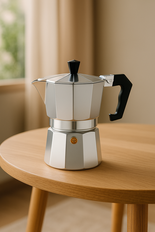 Aluminium Koffiekan Italiaans Moka Pot 0.6L