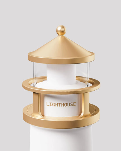 Lighthouse Nachtlamp met Maanprojectie, Bewegingssensor en Bluetooth Speaker