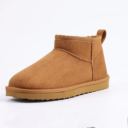 CozyStep winter dames boots - warme gevoerde enkellaarsjes suede look