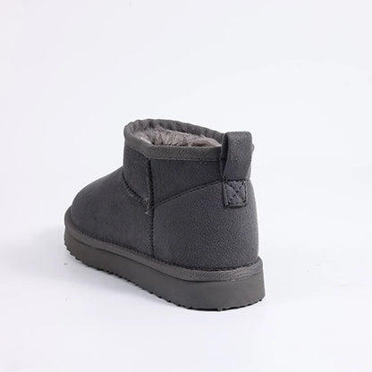 CozyStep winter dames boots - warme gevoerde enkellaarsjes suede look