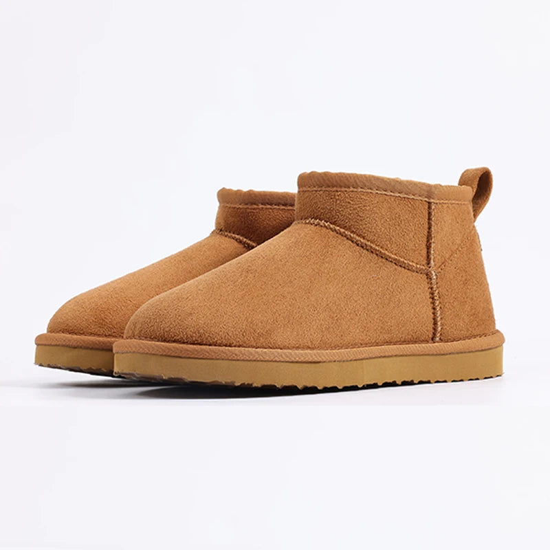CozyStep winter dames boots - warme gevoerde enkellaarsjes suede look