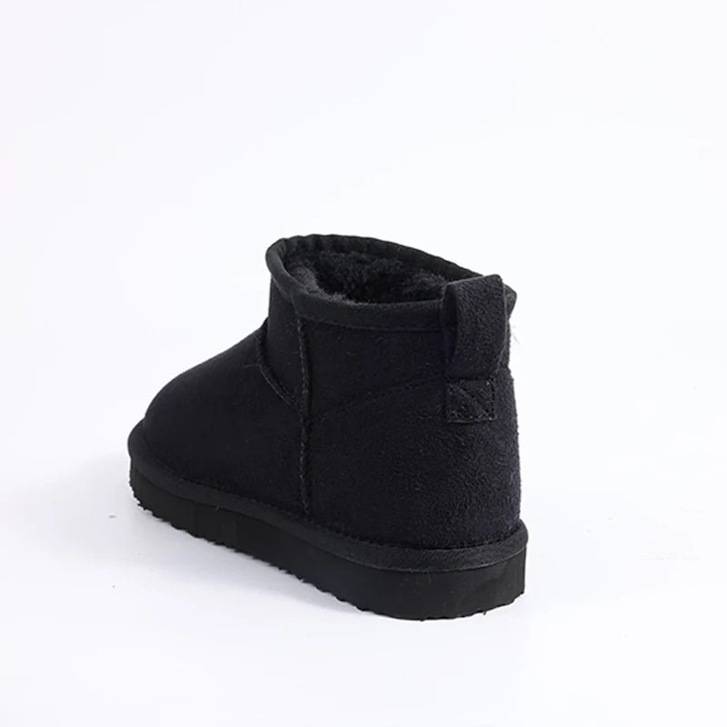 CozyStep winter dames boots - warme gevoerde enkellaarsjes suede look