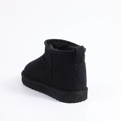 CozyStep winter dames boots - warme gevoerde enkellaarsjes suede look