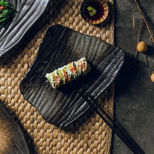 Japanse Stijl Keramische Bord - Sushi, Barbecue en Dessert