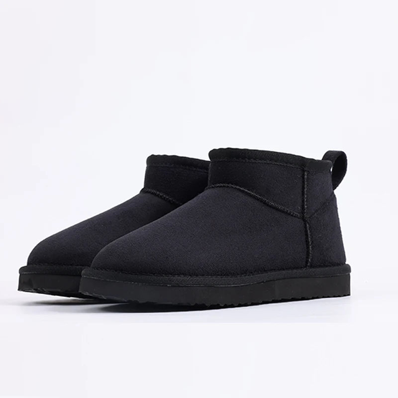 CozyStep winter dames boots - warme gevoerde enkellaarsjes suede look