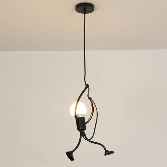 Vintage coole hanglamp - modern kunstfiguur – LED plafondlamp