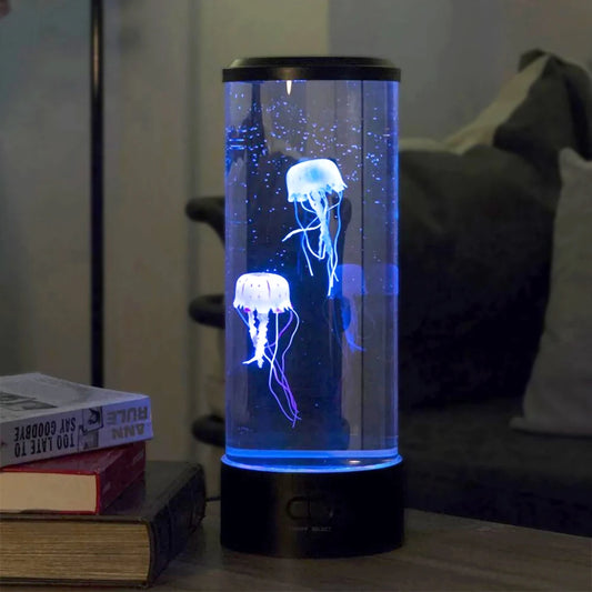 Kwallen Aquarium Nachtlamp - LED Sfeerverlichting - 5 Kleuren - USB Tafellamp