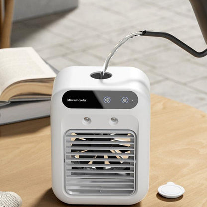 Draagbare Airco Ventilator – Waterkoeling & Luchtbevochtiger