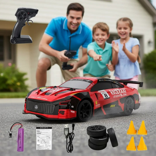 FastRacer RC Driftwagen voor Kinderen - 4WD, 25 km/u