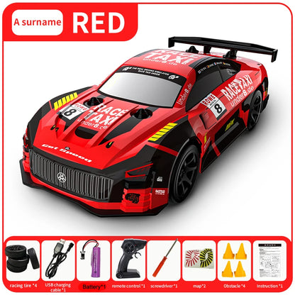 JJRC Q165 2.4G Drift Rc Car 4WD Drift Car 1:18 Toy Remote Control GTR Car RC Racing Car Toy for Children Christmas Gifts ﻿