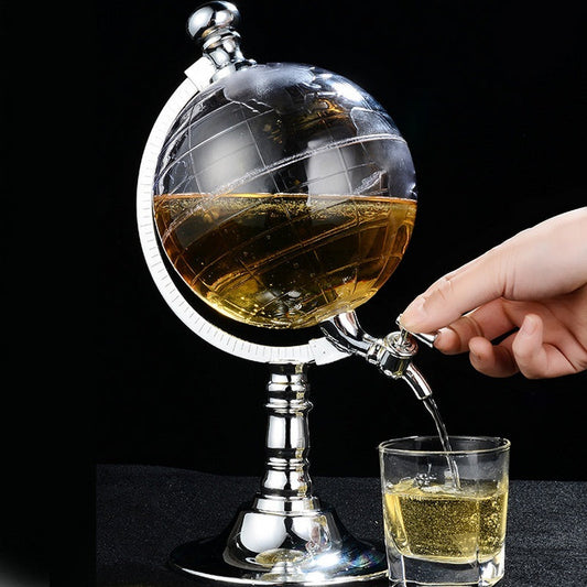 Globe drankdispenser 1,5L – Baraccessoire – Wereldbol design