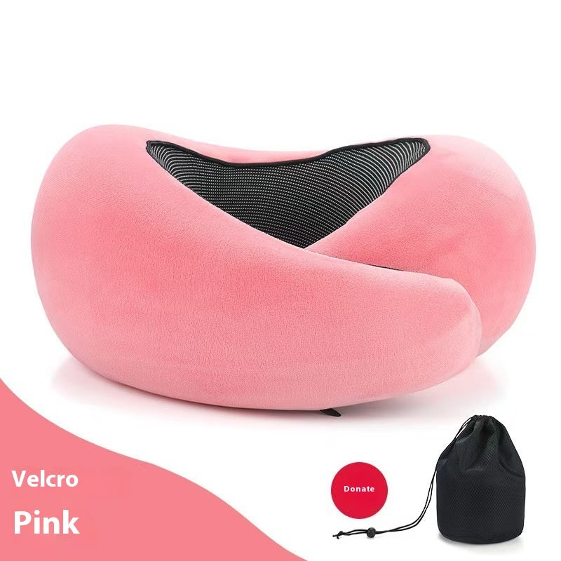 Reis nekkussen U-vorm – verstelbare memory foam ondersteuning