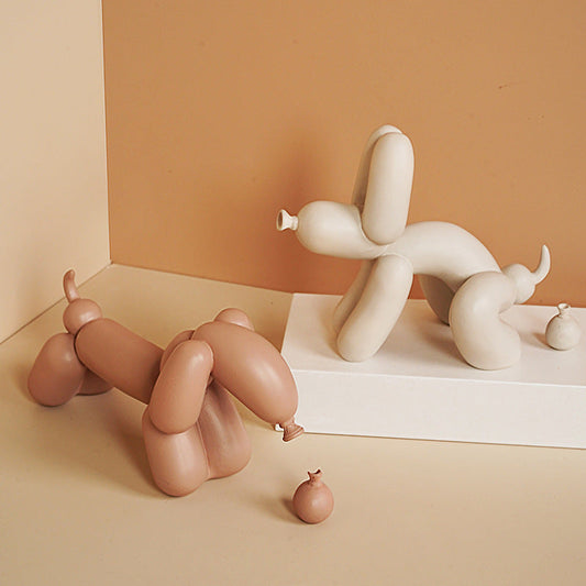Ballonhond Beeldje Decoratie - Scandinavisch Design - Resin