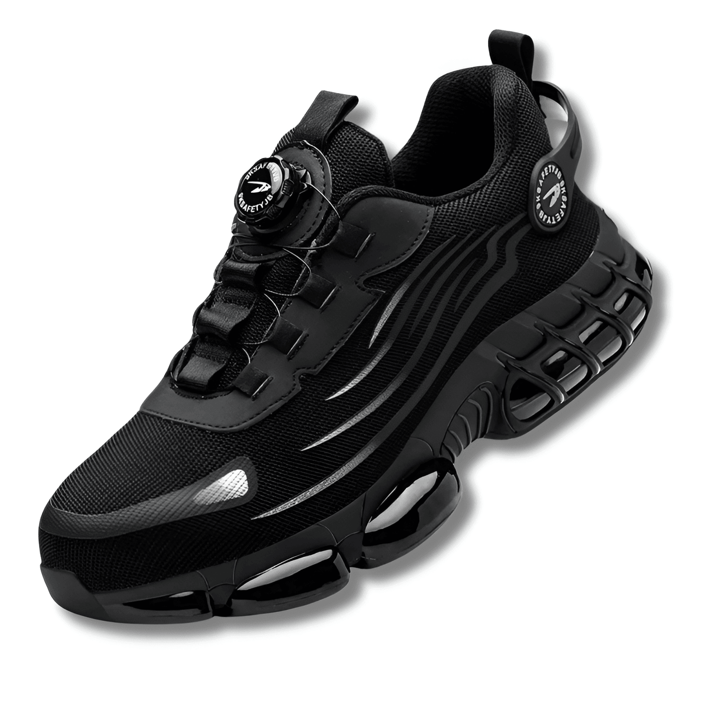 SafeStep Pro – Lichtgewicht Veiligheidsschoen Zwart/Grijs Slip-On