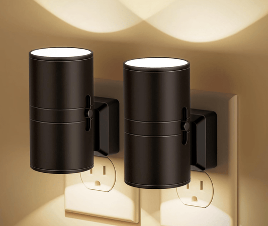 Dimbaar LED Nachtlampje – Set van 2 – Instelbare Helderheid, Compact, Plug-In