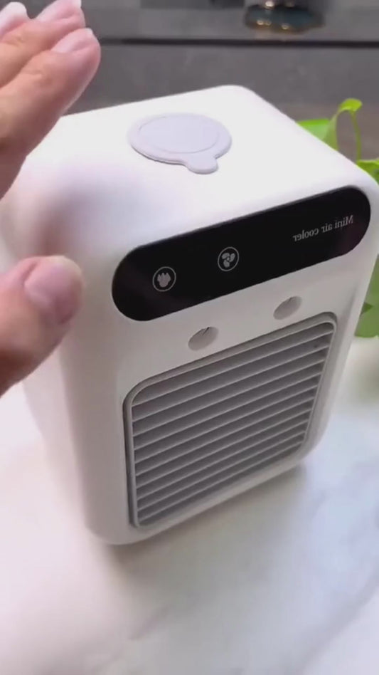 Draagbare Airco Ventilator – Waterkoeling & Luchtbevochtiger