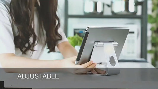 Verstelbare Aluminium Tablet Standaard - Universeel voor Tablet & Telefoon